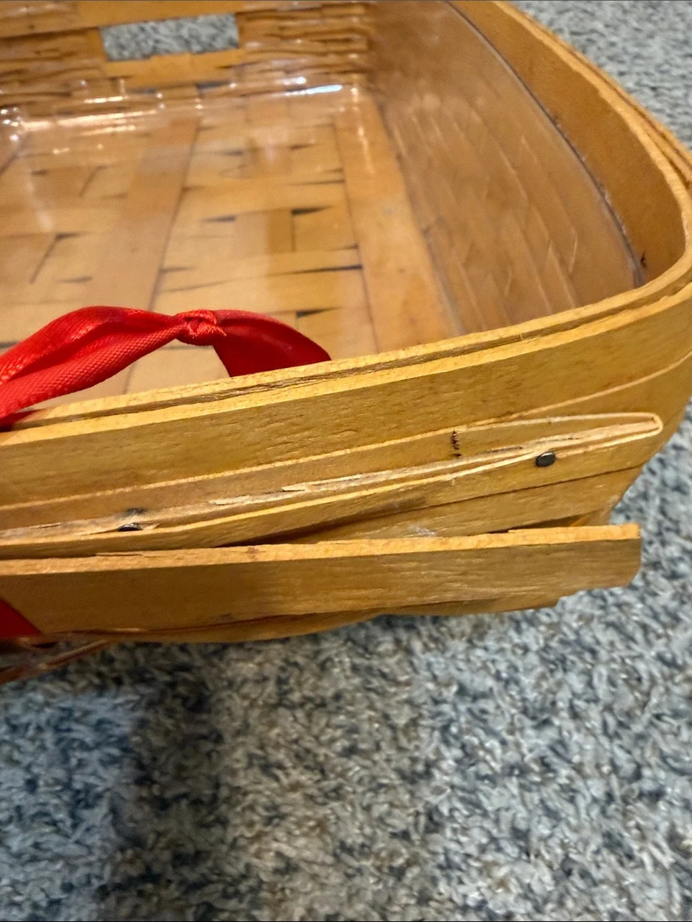Longaberger serving tray basket